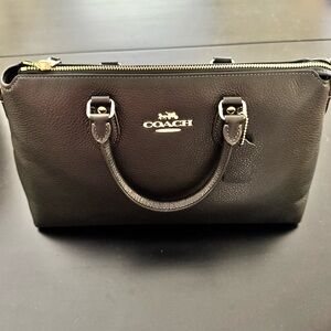 Coach Dark Leather Satchel